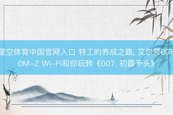 星空体育中国官网入口 特工的养成之路, 艾尔莎B760M-Z Wi-Fi和你玩转《007: 初露矛头》