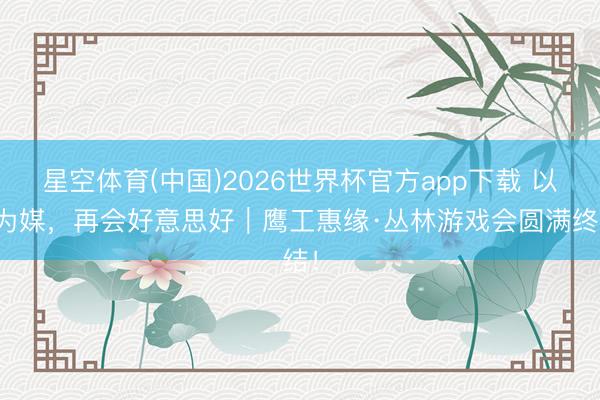 星空体育(中国)2026世界杯官方app下载 以玩为媒，再会好意思好｜鹰工惠缘·丛林游戏会圆满终结！
